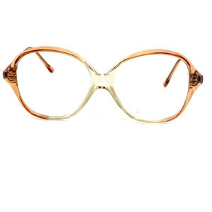 O Piave optik eyeglasses frames Rare designer vintage 1054 48-14 Orange H3562